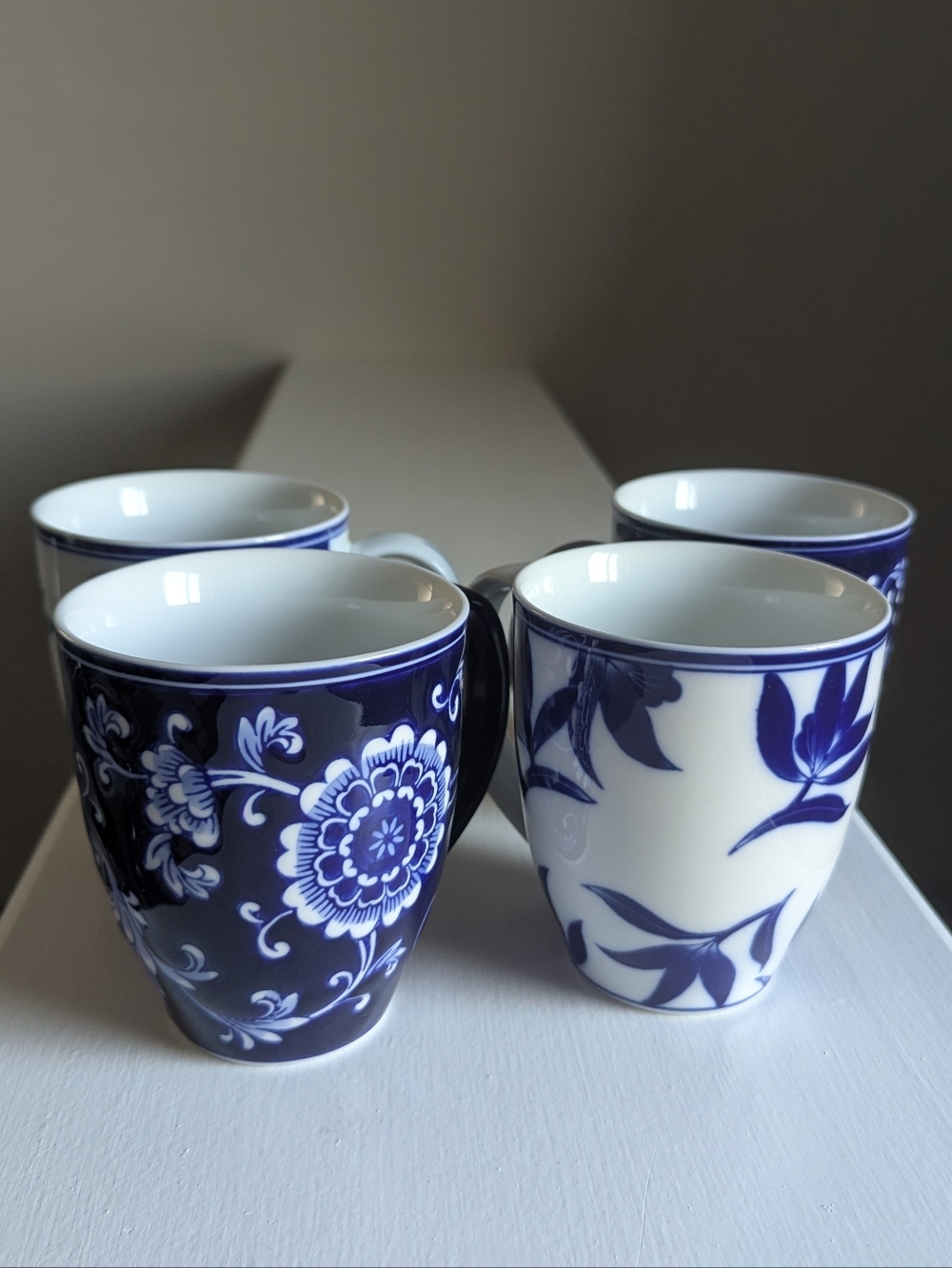 Pier 1 Discontinued Porcelain Ming & Mandarin Patterned Set Of 4
